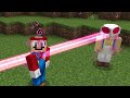 マリオとキノピオの目からビーム【マインクラフト minecraft】