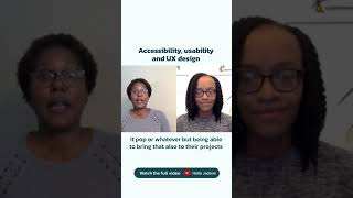 UX and accessibility - Shorts