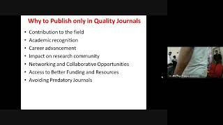 Selecting Quality Journals and Writing for Quality Journal Publications