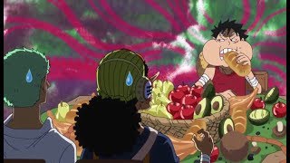 One Piece Funny scene - Bartolomeo Meets Most Of The Strawhats In One Room [HD]