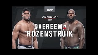 Alistair Overeem vs Jairzinho Rozenstruik