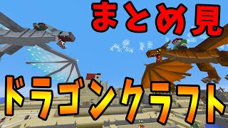 ドラゴンと住む世界ドラゴンクラフト一気見まとめ 上編【KUN】