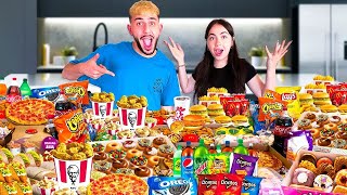 Who Can GAIN the MOST WEIGHT in 24 HOURS - 100,000 Calories Food Challenge