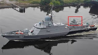 Pantsir-M Air Defense System onboard Project-22800 Corvettes are able to destroy cruise missiles