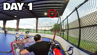 My First Time Playing Ball Hockey | GoPro POV