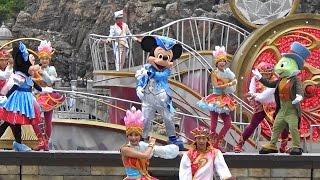 TDS15周年【クリスタル・ウィッシュ・ジャーニー】ピアッツアトポリーノ広場2016/5/10