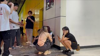 帶您感受中國都市夜生活的魅力| Chinese Girl , Nightlife , Bar Street , City of Guangzhou , 4K ,  中国のきれいな女