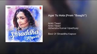 Ankit Tiwari's famous song Agar tu hota From baaghi