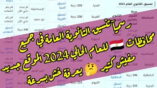 تنسيق دخول الثانوى العام بعد الإعدادية 2024 ,تنسيق ثالثة إعدادى جميع المحافظات 2024مرحلة 1 و 2 و 3