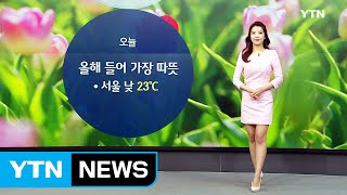 [날씨] 전국 맑고 올해 들어 가장 따뜻...큰 일교차 주의 / YTN