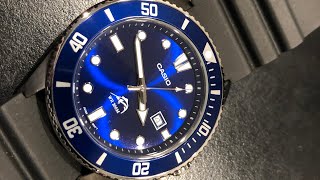 Best Honest $50 Diver | New Sunburst Blue Casio Marlin