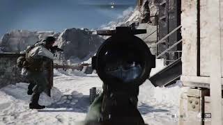 Very Beautiful Winter Sniper Mission from Call of Duty Cold War #1million