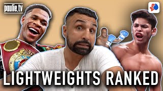 PAULIE MALIGNAGGI REVEALS HIS NEW LIGHTWEIGHT RANKINGS (VERY CONTENTIOUS)