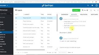Create and Explore Work Packages