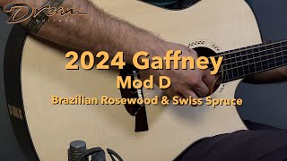 Dream Guitars - 2024 Gaffney Mod D, Brazilian Rosewood \u0026 Swiss Spruce #guitardemo #acousticguitar