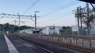 885系かもめ 長崎行き 肥前七浦駅通過