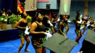 UC Riverside NSA Dance Team -  Black Graduation Performance - Makossa Dance