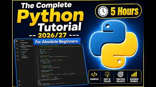 The Complete Python Tutorial for Beginners(No Coding Experience is Required) | Python Basics to OOP