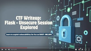 Tutorial Root-Me (10): Web - Server : Flask - Unsecure session
