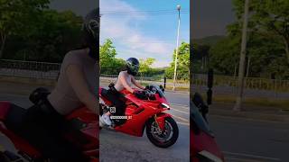 바이크로 출근하기 #shorts #ducati