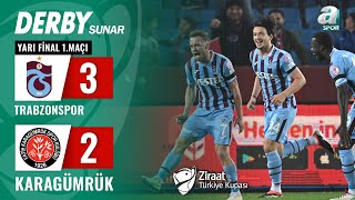 Trabzonspor 3-2 Karagümrük MAÇ ÖZETİ (Ziraat Türkiye Kupası Yarı Final 1. Maçı) / 24.04.2024