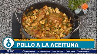 Pollo a la aceituna verde #Recetas de Dario Brugnoni