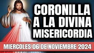 CORONILLA A LA DIVINA MISERICORDIA DE HOY MIERCOLES 06 DE NOVIEMBRE 2024 - EL SANTO ROSARIO DE HOY