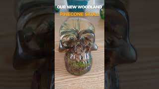 Our New #woodland #pinecones #resinskull #epoxy #resin #resinart #shorts #viral #trending #video