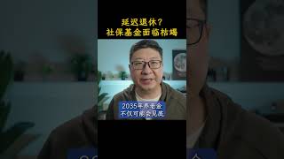 ”延迟退休背后“触目惊心的真相——养老金面临枯竭，2035年或倒欠四万亿