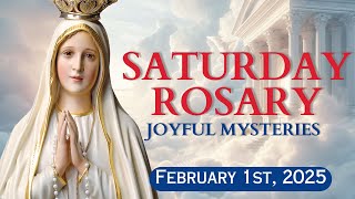 HOLY ROSARY with LITANY 🌺 Saturday February 1, 2025 🌺 Joyful Mysteries 🌺 Today's Rosary🌹