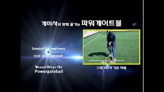 [powergateball : trick shots gateball] 게이트볼 스파크타격 기본자세 연습