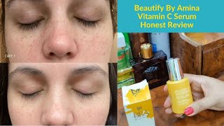 Beautify By Amina Vitamin C Serum Honest Review| Worth Buying or Not| Skin Whitening Serum| #bba