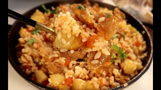 绝对能吃一锅番茄土豆肥牛饭，味道绝了·日常治愈美食vlog