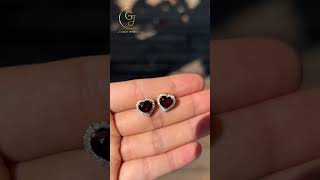 Natural Burmese Garnet Earrings (Details in Description) #jewelry #gatijewels