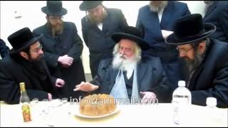 Munkatch Rebbe At The New TAG Office - Adar 2 5774