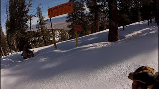 Skiing Mott Canyon Gate 4