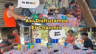 Disfrutamos Lo Que preparo Mi Cuñada/Chaomin...Un Almuerzo Delicioso