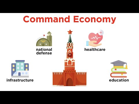 What are characteristics of a command economy?