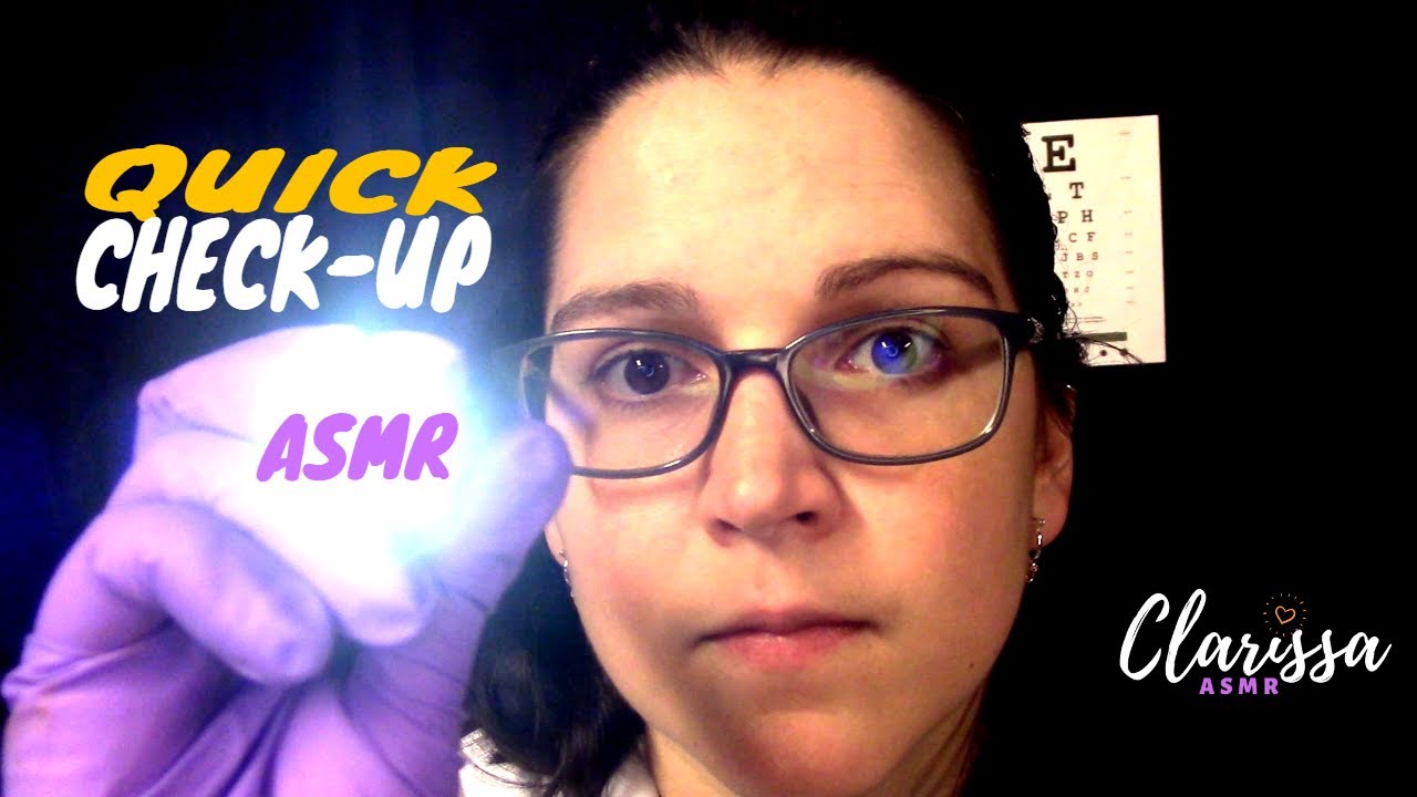 Quick Check Up Exam Asmr Youtube