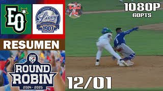 Resumen: Tigres del Licey vs Estrellas Orientales | Round Robin (12/01/2025)