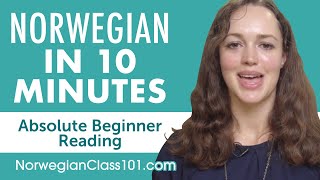 10 Minutes of Norwegian Reading Comprehension for Absolute Beginners