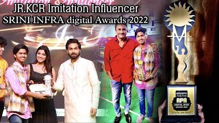 Jr.kcr Imitation Srini infra digital awards 2022 Koustuubh