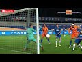 shandong luneng 0 1 jiangsu suning fellani incredible miss from 2 yards out