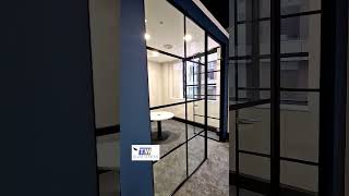 Modern Glass Partition Design. #glass #office #doors #interior #installation