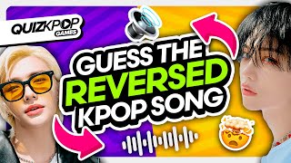 GUESS THE REVERSED KPOP SONG (2022 EDITION) | QUIZ KPOP GAMES 2023 | KPOP QUIZZES TRIVIA