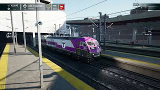 MBTA Commuter Rail Providence/Stoughton Line - South Station-Stoughton Full Trip With HSP46 - TSW 5.