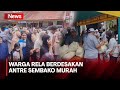 Ratusan Warga Berbagai Usia di Jakarta Rela Antre Demi Paket Sembako Murah - iNews Malam 26/02