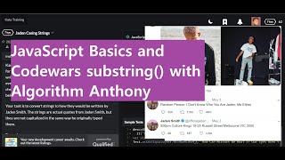 JavaScript Basics and Codewars. Jaden Smith Case Algorithm