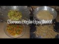 Korean style Spaghetti🍝  with roti | recipe by Cheff Nazia