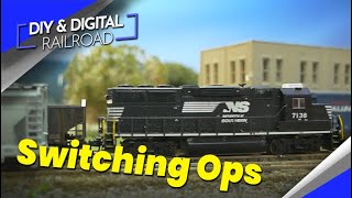 N Scale Model Railroad Switching Operations: Switching the Fuel Dealer